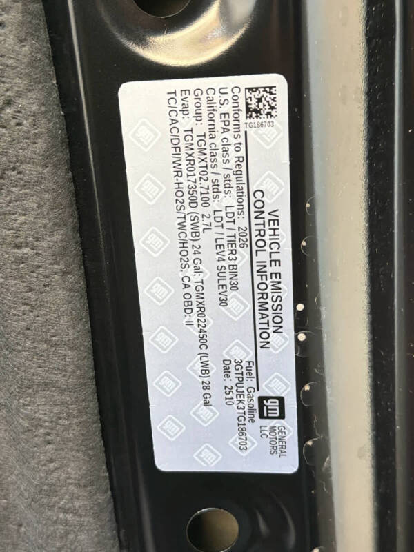 2026 GMC Sierra 1500 Elevation Standard