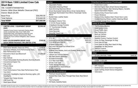 2019 RAM 1500 Limited
