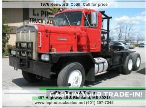 1976 Kenworth C500 for sale at LaPine Trucks & Trailers in Richland MS