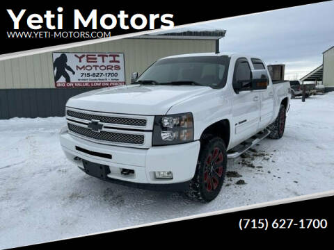 2013 Chevrolet Silverado 1500 for sale at Yeti Motors in Deerbrook WI