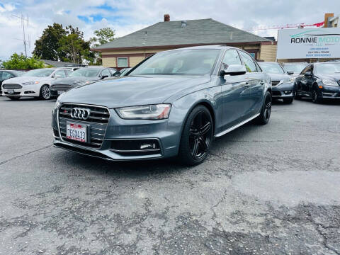 2014 Audi S4 for sale at Ronnie Motors LLC in San Jose CA