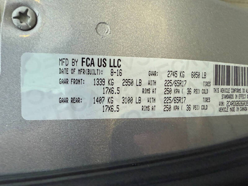 2016 Dodge Grand Caravan SE Plus