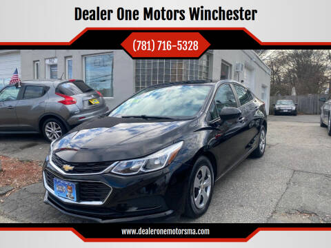2017 Chevrolet Cruze for sale at Dealer One Motors Winchester in Winchester MA