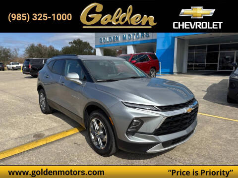 2023 Chevrolet Blazer for sale at GOLDEN MOTORS in Cut Off LA