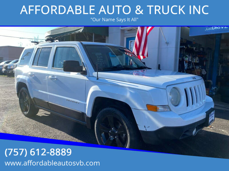2012 Jeep Patriot for sale at AFFORDABLE AUTO & TRUCK INC in Virginia Beach VA