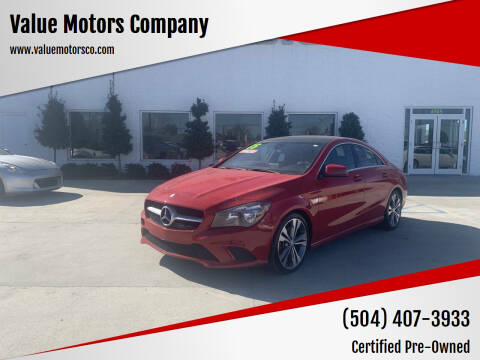 2015 Mercedes-Benz CLA for sale at Value Motors Company in Marrero LA