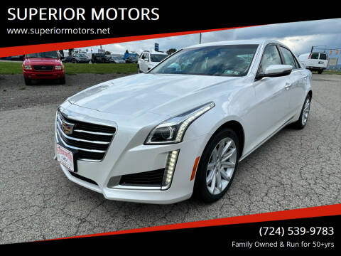 2016 Cadillac CTS for sale at SUPERIOR MOTORS in Latrobe PA
