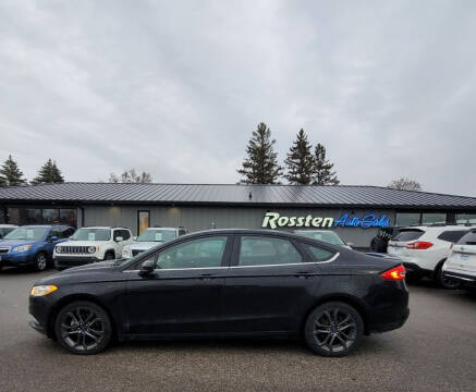 2018 Ford Fusion for sale at ROSSTEN AUTO SALES in Grand Forks ND