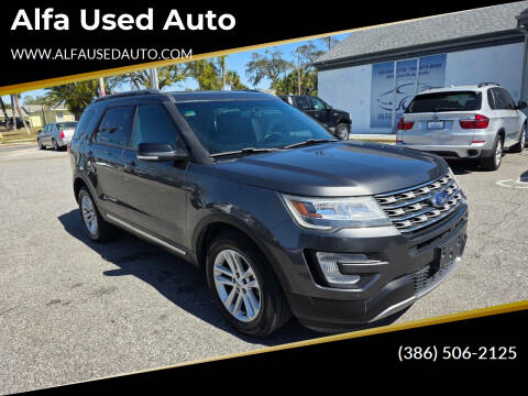 2017 Ford Explorer for sale at Alfa Used Auto in Holly Hill FL