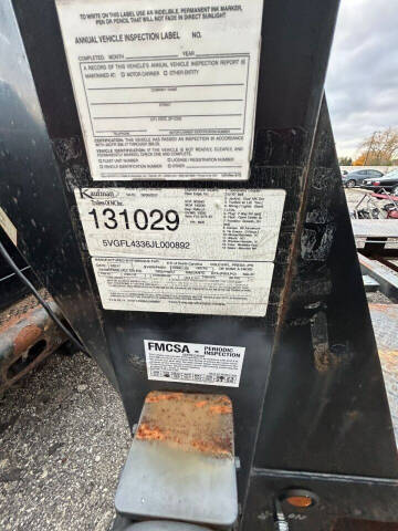 2018 Kaufman Gooseneck