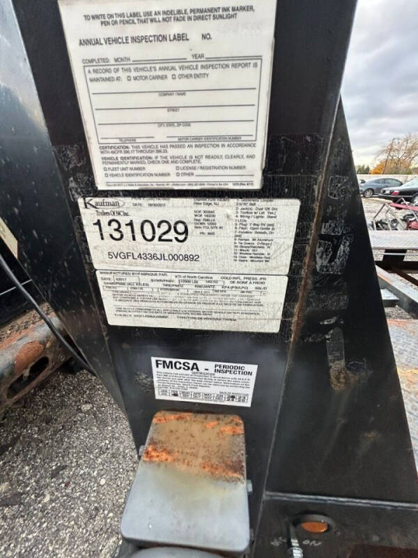 2018 Kaufman Gooseneck