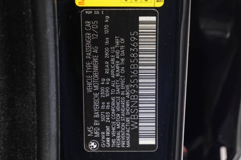 2006 BMW M5