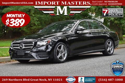 2018 Mercedes-Benz E-Class for sale at Import Masters in Great Neck NY