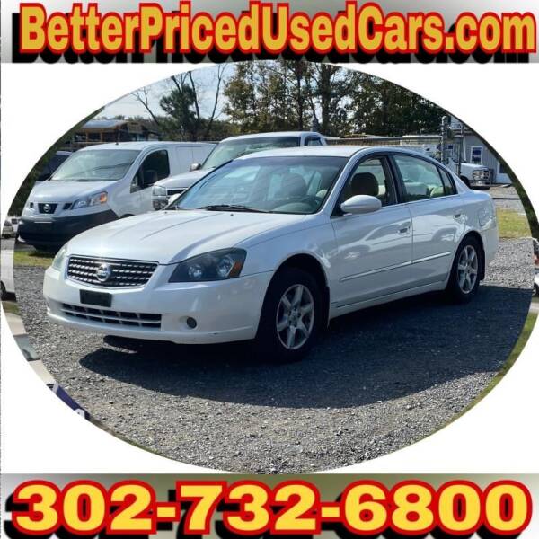 2005 Nissan Altima for sale at Better Priced Used Cars in Frankford DE