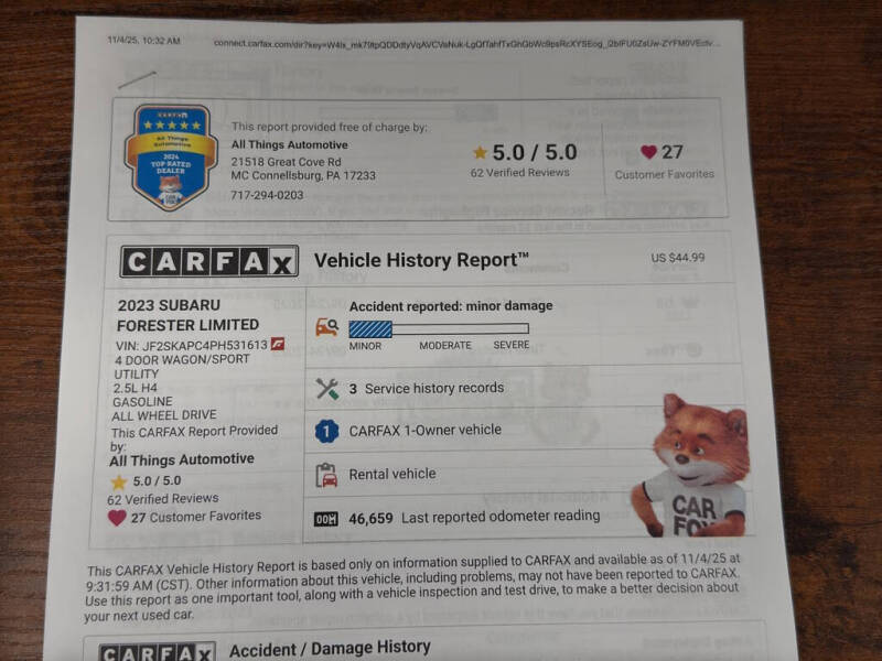 2023 Subaru Forester Limited