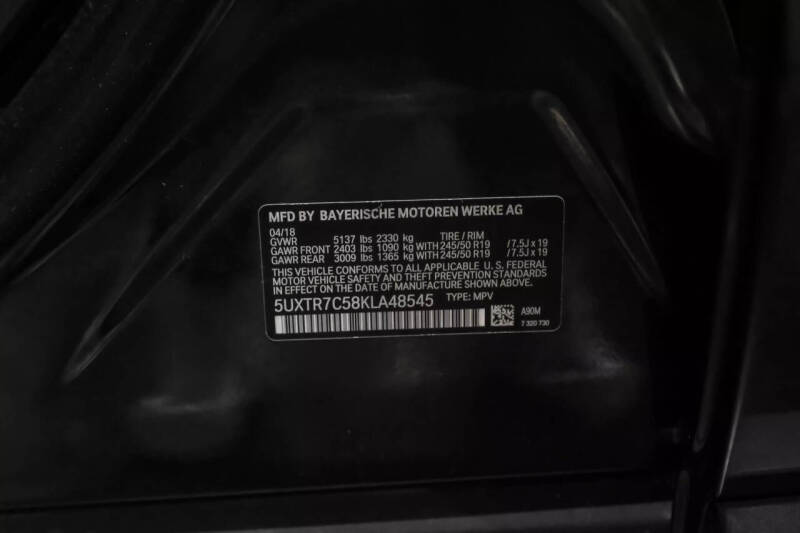 2019 BMW X3 sDrive30i