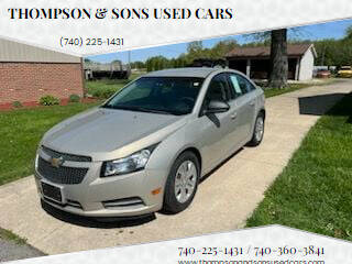 2012 Chevrolet Cruze for sale at THOMPSON & SONS USED CARS in Marion OH