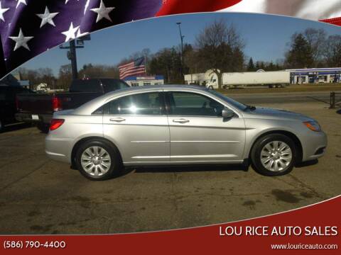 2011 Chrysler 200 for sale at Lou Rice Auto Sales in Clinton Township MI