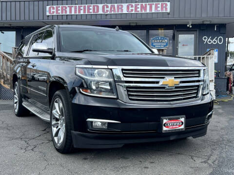 2015 Chevrolet Suburban for sale at CERTIFIED CAR CENTER in Fairfax VA