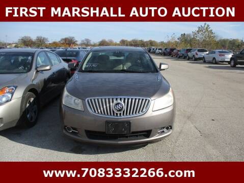2011 Buick LaCrosse for sale at First Marshall Auto Auction in Harvey IL