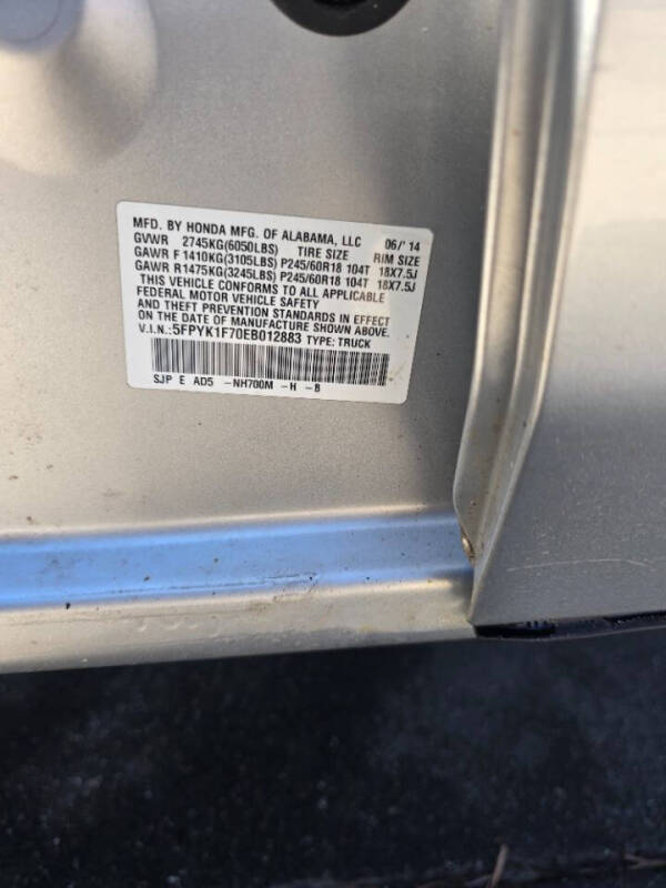2014 Honda Ridgeline Sport
