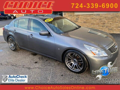 2015 Infiniti Q40 for sale at CHOICE AUTO SALES in Murrysville PA