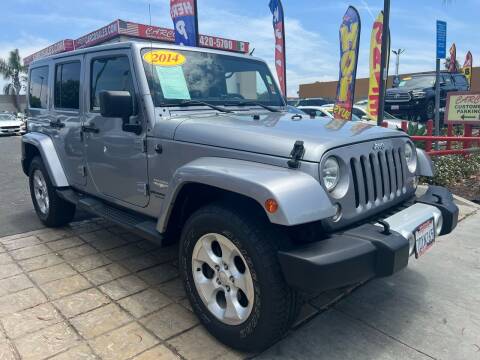 2014 Jeep Wrangler Unlimited for sale at CARCO SALES & FINANCE in Chula Vista CA