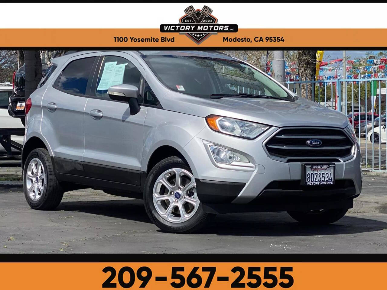 2018 Ford EcoSport for sale at Victory Motors Inc in Modesto, CA