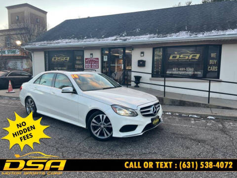 2014 Mercedes-Benz E-Class for sale at DSA Motor Sports Corp in Commack NY