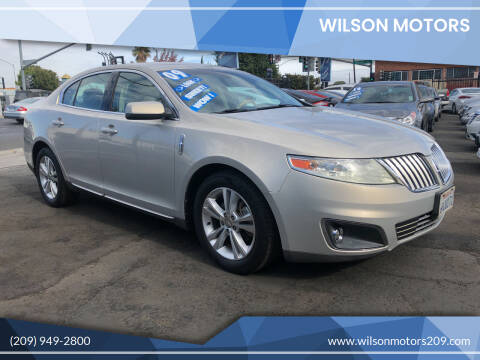 2009 Lincoln MKS for sale at WILSON MOTORS in Stockton CA