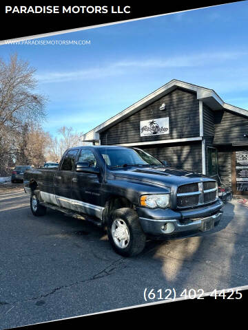 2003 Dodge Ram 2500 for sale at PARADISE MOTORS LLC in Cambridge MN