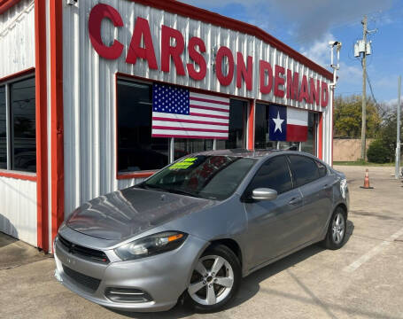 2015 Dodge Dart for sale at Cars On Demand 3 in Pasadena TX