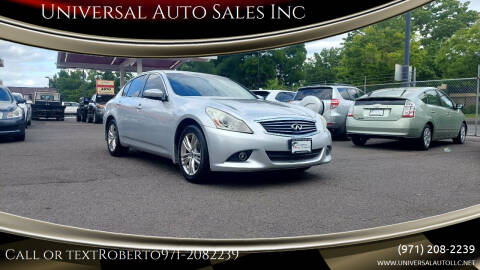 2013 Infiniti G37 Sedan for sale at Universal Auto Sales Inc in Salem OR