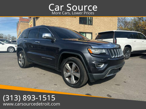 2016 Jeep Grand Cherokee for sale at Car Source in Detroit MI