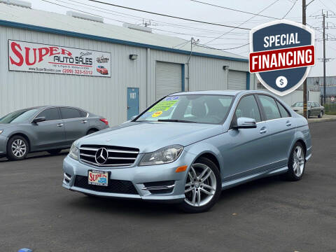 2014 Mercedes-Benz C-Class for sale at SUPER AUTO SALES STOCKTON in Stockton CA