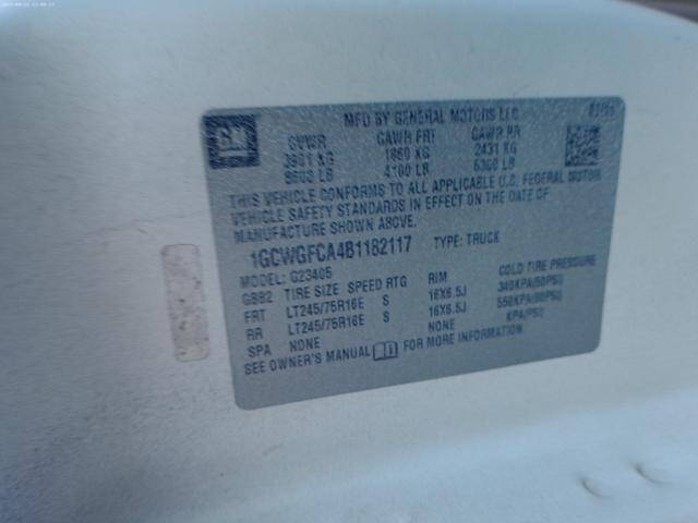 2011 Chevrolet Express 2500