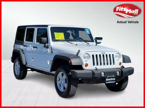 2012 Jeep Wrangler Unlimited for sale at Fitzgerald Cadillac & Chevrolet in Frederick MD