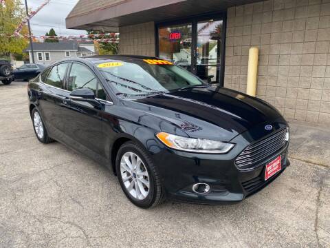 2014 Ford Fusion for sale at West College Auto Sales in Menasha WI