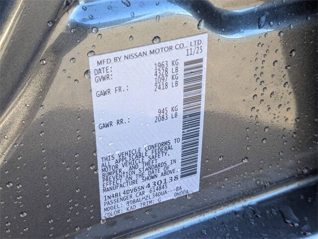 2025 Nissan Altima 2.5 SV