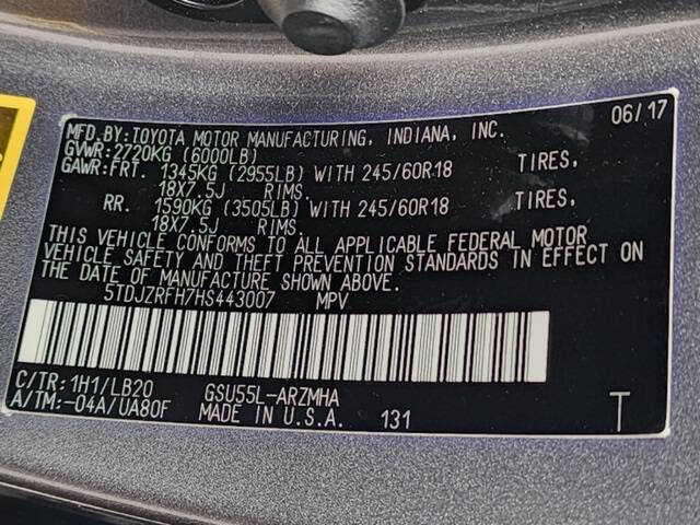 2017 Toyota Highlander XLE