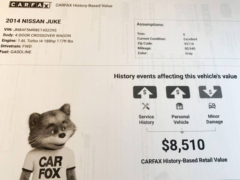 2014 Nissan JUKE S