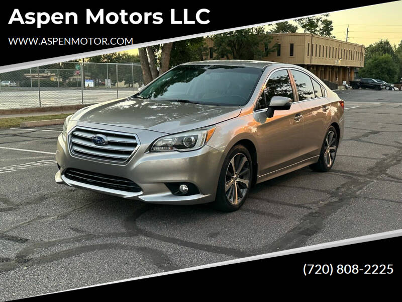 2016 Subaru Legacy for sale at Aspen Motors LLC in Denver CO