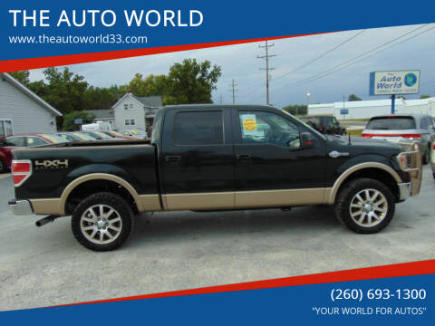 2013 Ford F-150 for sale at THE AUTO WORLD in Churubusco IN