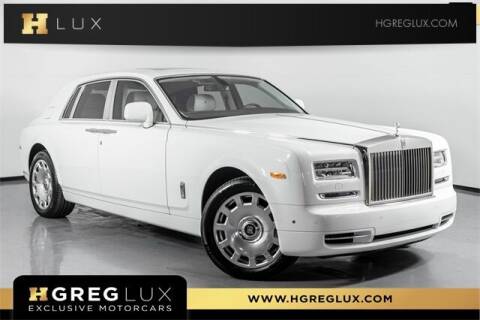 2013 Rolls-Royce Phantom for sale at HGREG LUX EXCLUSIVE MOTORCARS in Pompano Beach FL