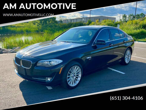 2012 BMW 5 Series for sale at AM AUTOMOTIVE in Forest Lake MN