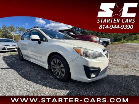 2014 Subaru Impreza for sale at Starter Cars in Altoona PA