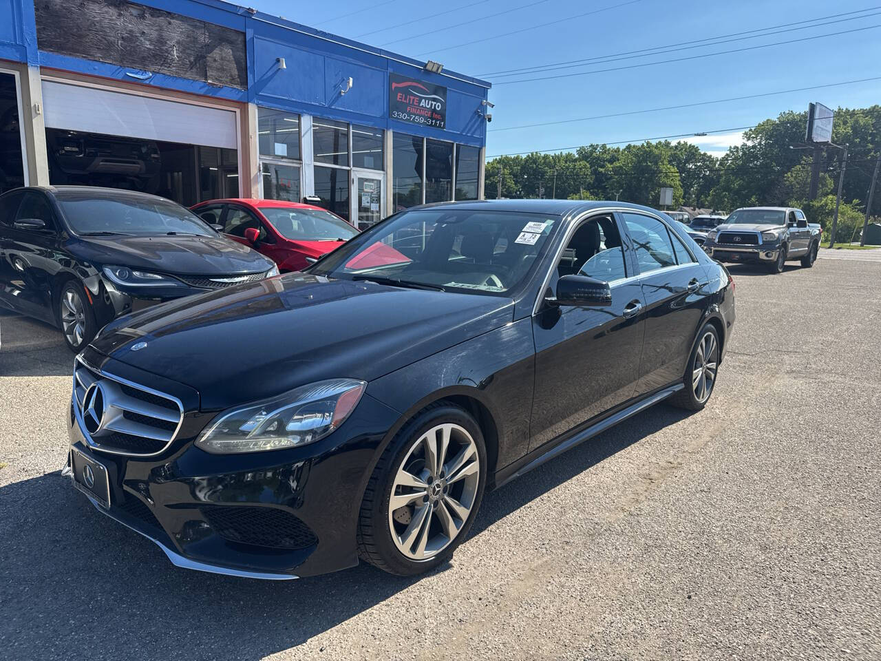 Black 2016 Mercedes-Benz E-Class E 350 4MATIC AWD E 350 4MATIC 4dr Sedan 1