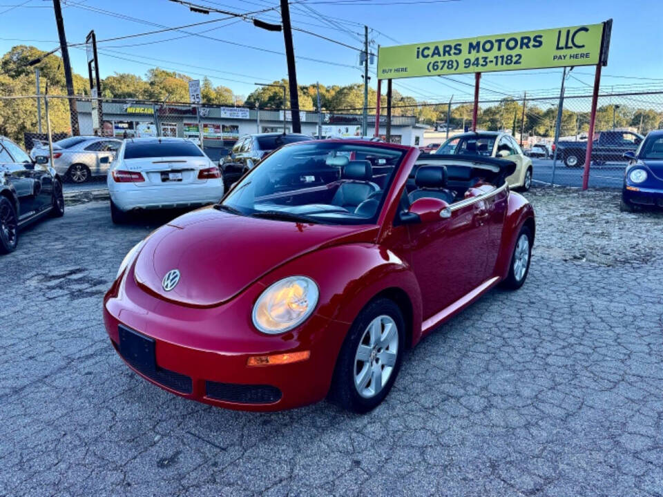 2007 Volkswagen New Beetle Convertible for sale at ICars Motors LLC in Gainesville, GA