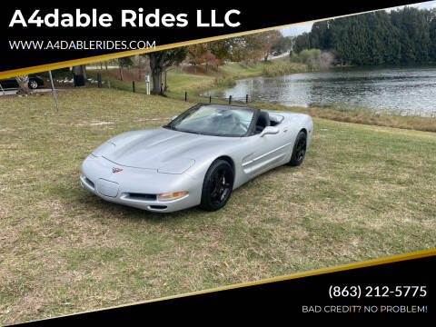 2000 Chevrolet Corvette for sale at A4dable Rides LLC in Haines City FL
