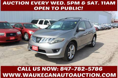2009 Nissan Murano for sale at Waukegan Auto Auction in Waukegan IL